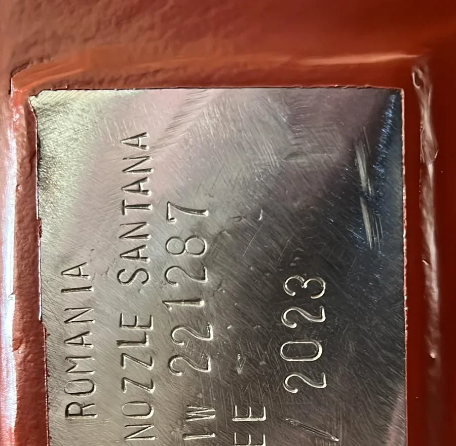 ELCRIS identification marking on finished component